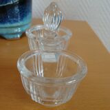 50s glass salt cellars