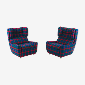 Two armchairs, Carl Straub 1955