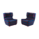 Two armchairs, Carl Straub 1955