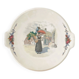 Sarreguemines serving dish - Alsatian decoration