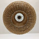Vintage rattan ball suspension