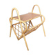 Table porte revues rotin