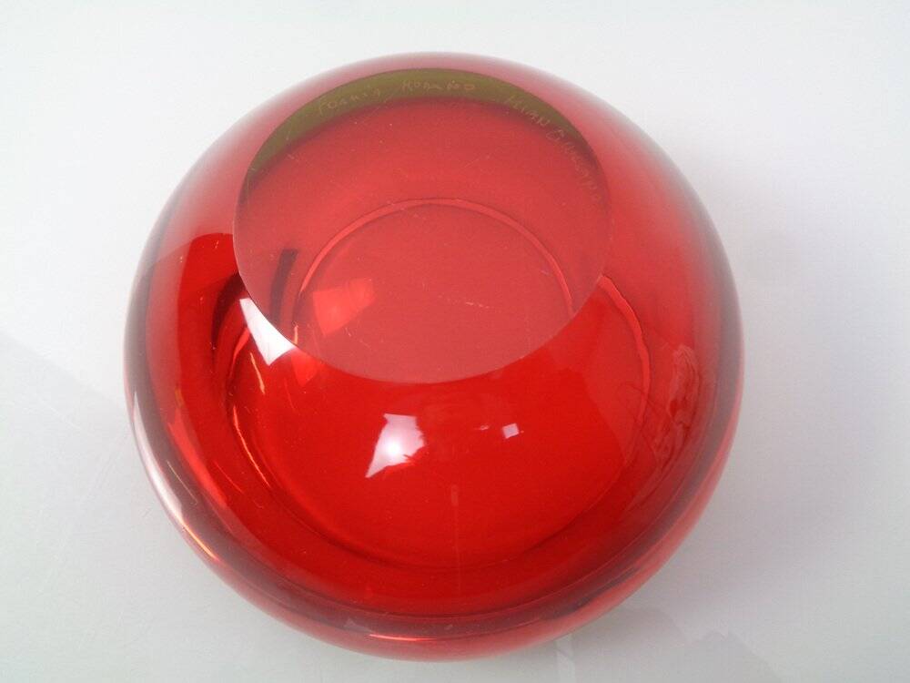 Large Formia Murano Glass Bowl by Mian Giulano, Italy, 1960s