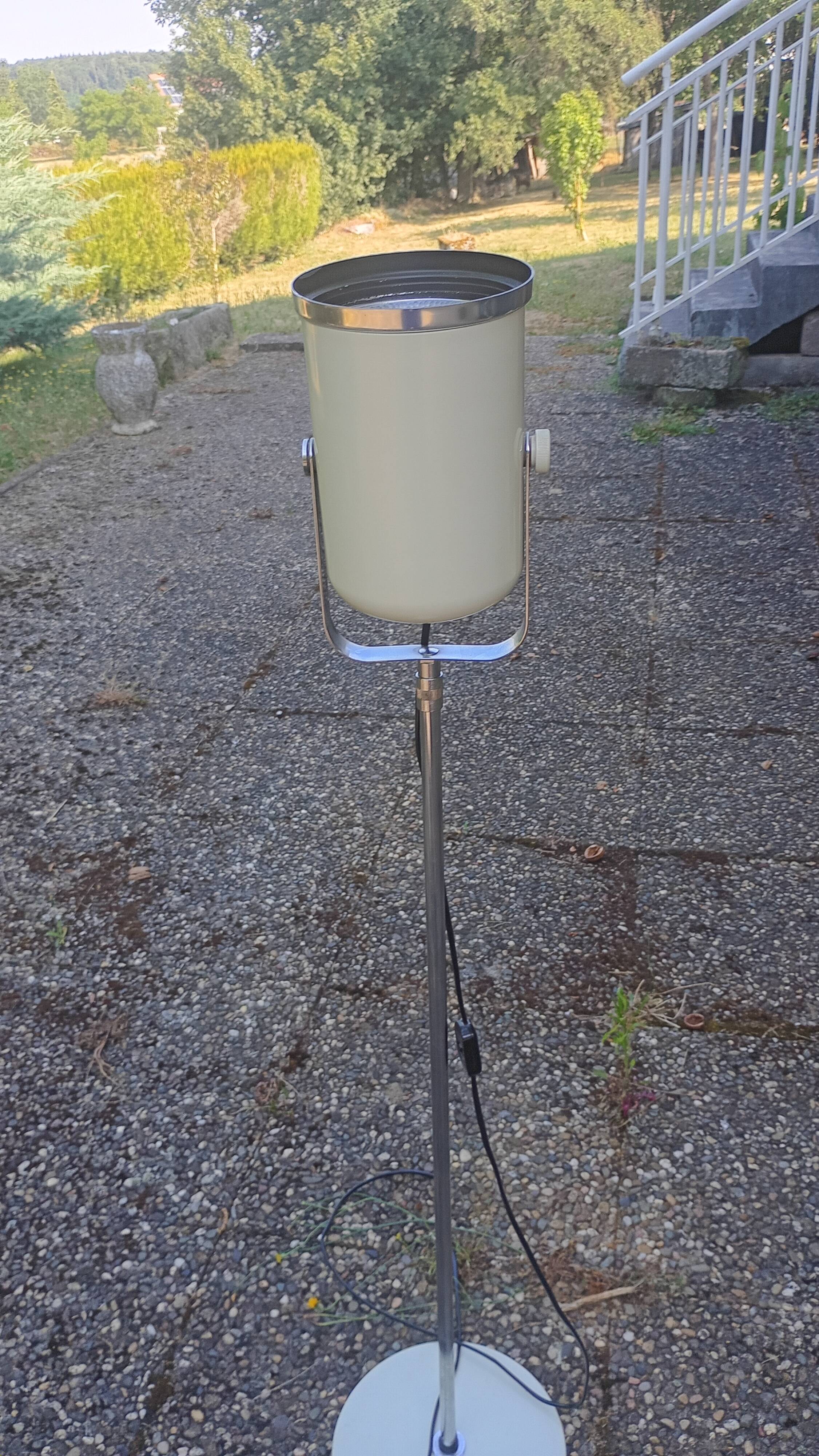 Vintage telescopic floor lamp