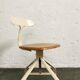 Wooden sitting workshop chair, Nicolle, 1960