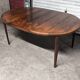 Vintage Scandinavian table in rosewood from the 1960s.