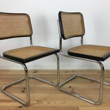 4 chairs Cesca B32 by Marcel Breuer