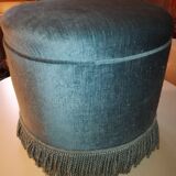 Blue Velvet pouf