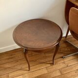 Louis XVI table / pedestal table in solid wood