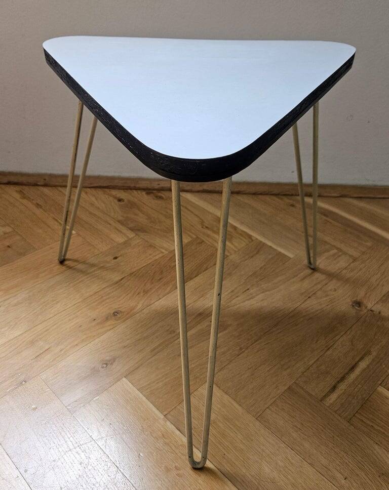 Midcentury Tripod Flower or Side Table ULUV, 1970s