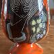 Vintage Vase in Glazed Ceramic