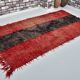 Vintage Turkish Angora Wool Kilim sku  3064