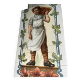 Villeroy and Boch vintage butcher tile fresco