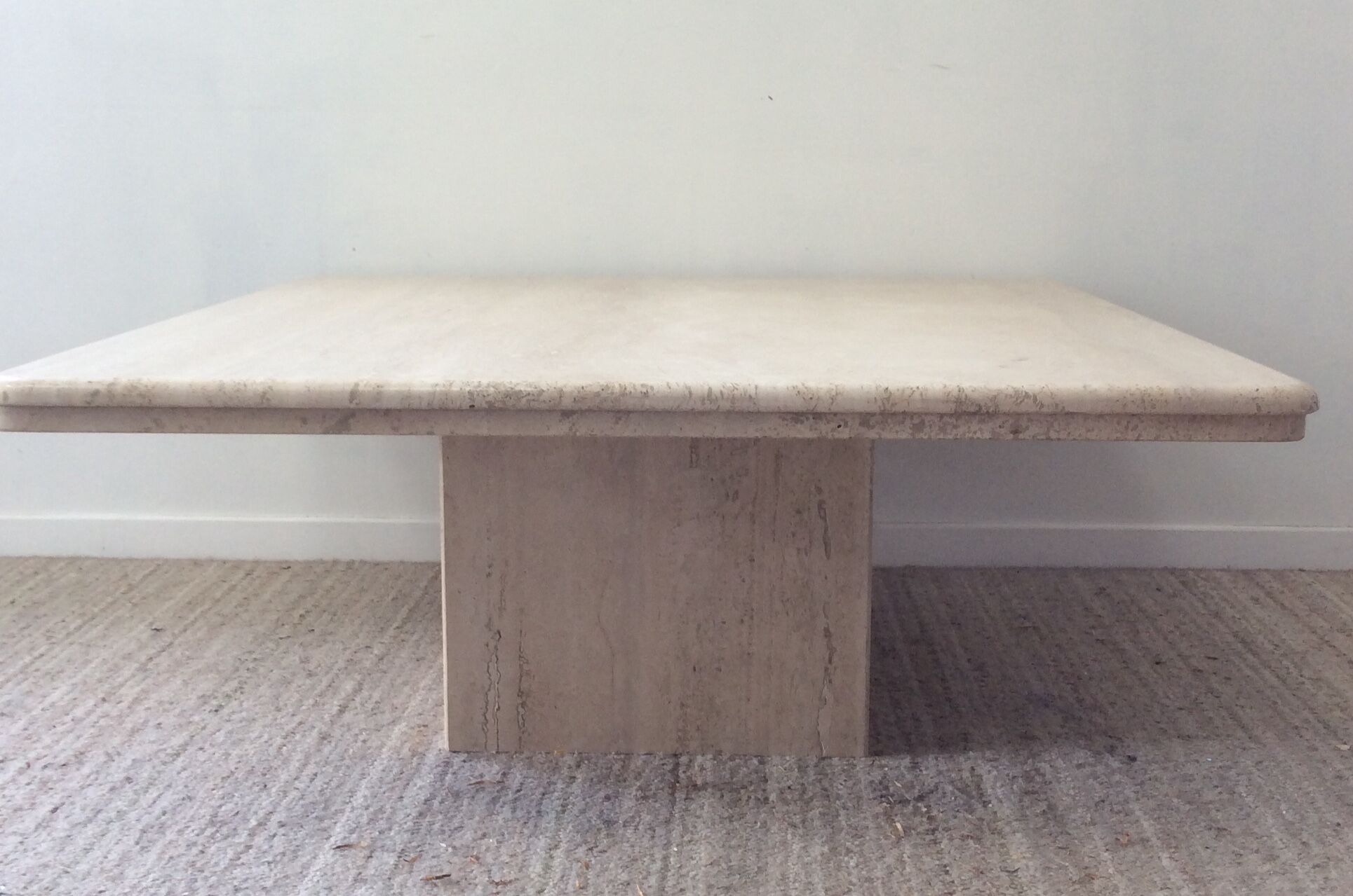 Travertine coffee table from the 70s