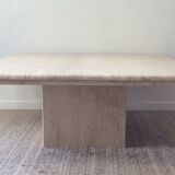 Travertine coffee table from the 70s