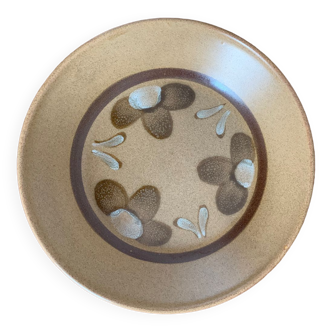 Lot 5 hollow plates - Sarraguemines - stoneware
