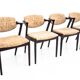 Set of 4 chairs model 42 by Kai Kristiansen, Danish design, 1960s