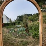 Light color bamboo mirror 85X60