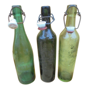 3 anciennes bouteilles - bordeaux