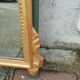 Antique gilded wooden mirror in Louis XVI style