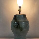 Lampe en grès signée Chantal et Thierry Robert 1960's