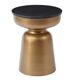 Table d'Appoint Top Granit Effet Bronze