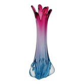 Giant Murano Vase Fratelli Toso Sommerso Gradient 51cm 4.2kg 60s 70s