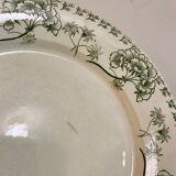 Set of 8 vintage plates in palmyre de sarreguemines iron earth (lot 3)