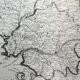 Old aluminium printing plate Brittany map