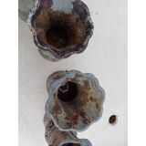 Set of 5 cast iron vases from 1900 from Charleville-Mézières