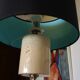 Travertine living room lamp by Philippe Barbier 1970