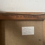 Breton Landscape, oil on canvas, signed Régine David