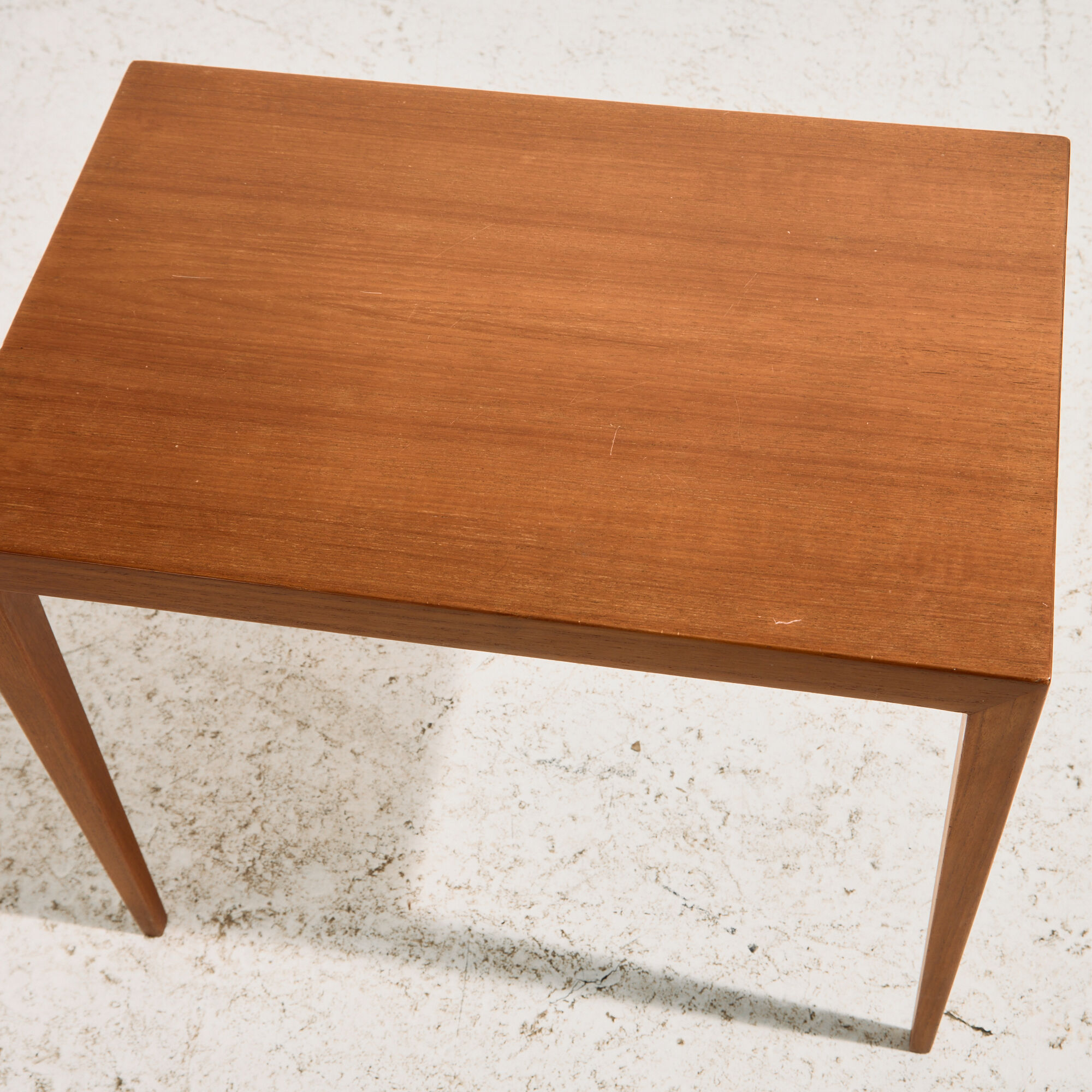 Tables gigognes modèle 163 en teck par Severin Hansen pour Haslev Møbelfabrik, ensemble de 3