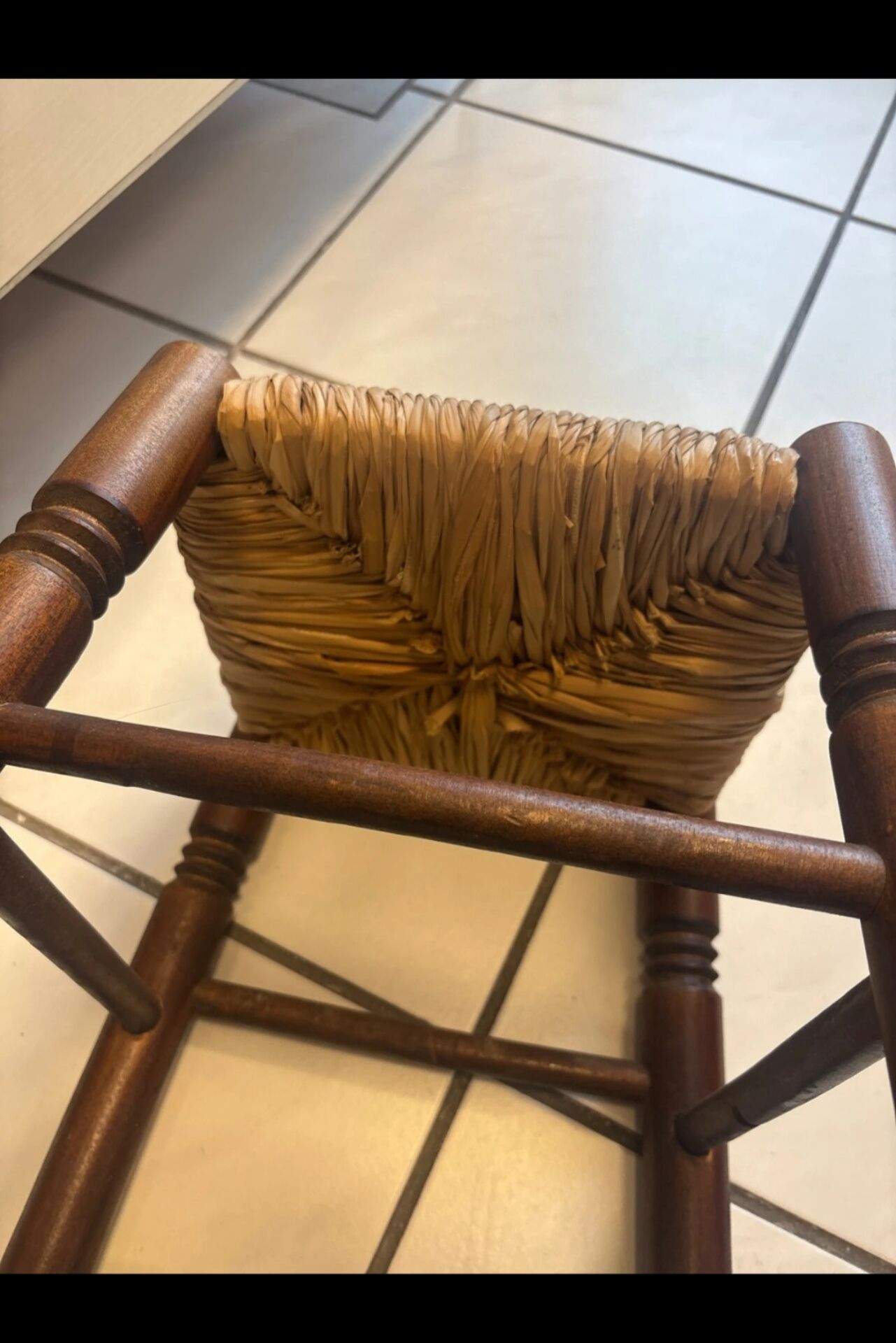 Old large stool