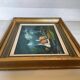 Landscape painting oil on hardboard signed Louwagie