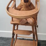 Antique high chair for doll