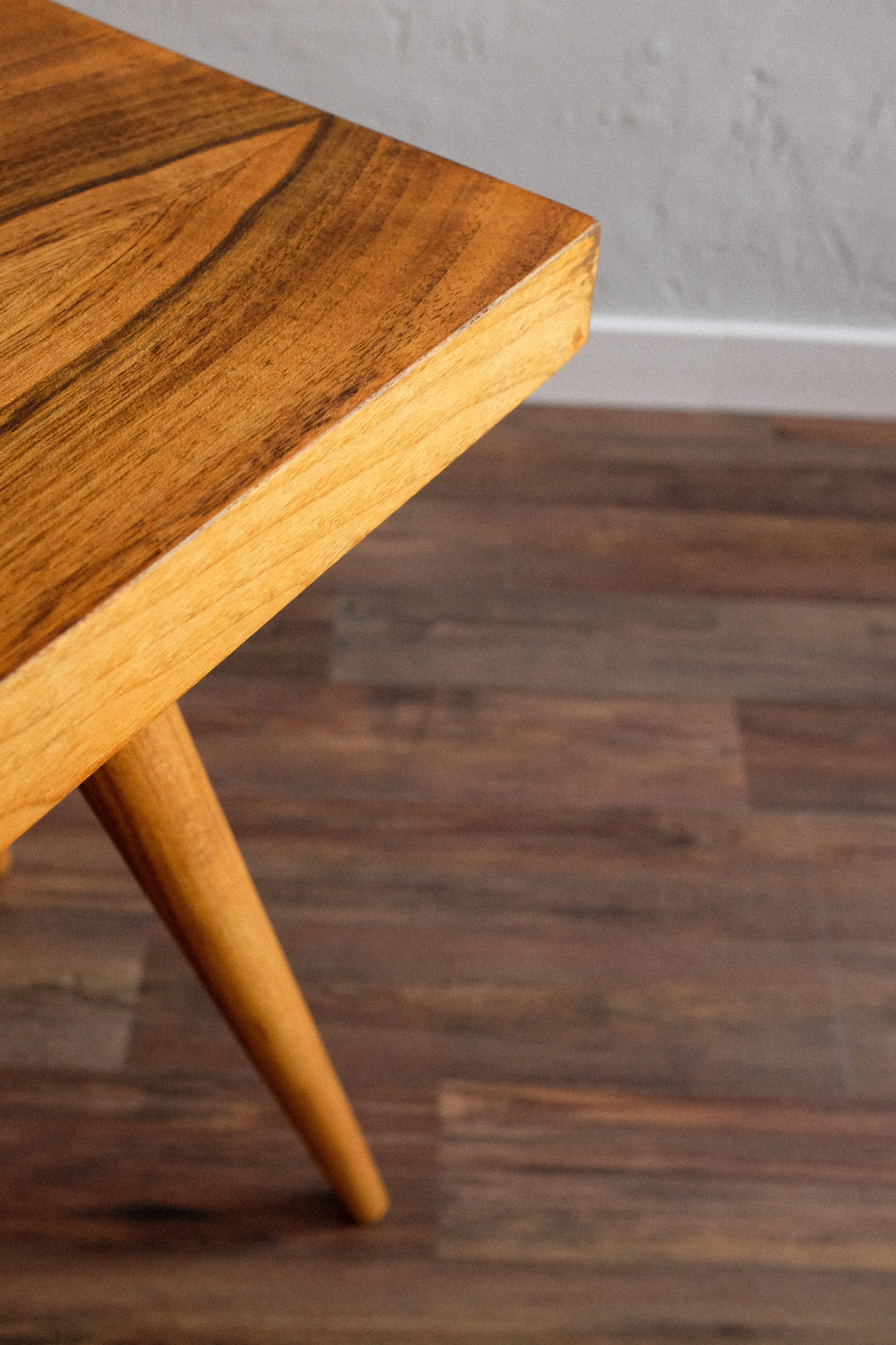 Vintage Czechoslovak Wooden TV Side Table by Nový Domov, 1970s