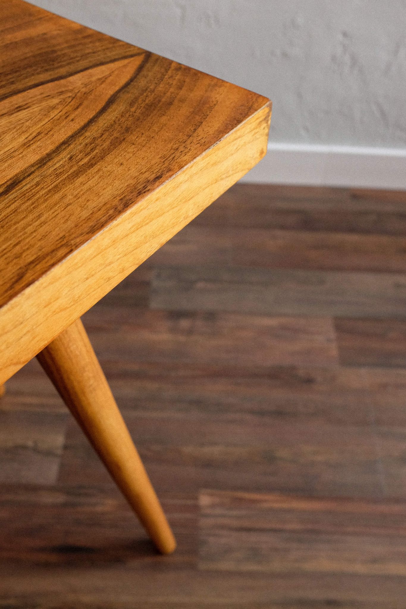 Vintage Czechoslovak Wooden TV Side Table by Nový Domov, 1970s