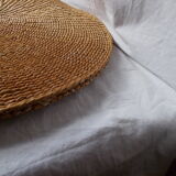 Round underflat in wicker
