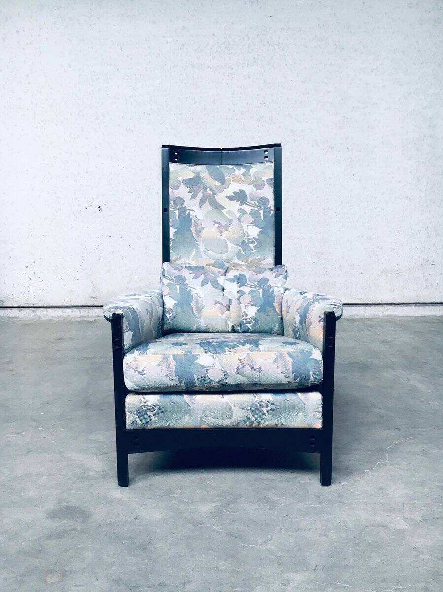 Galaxy Peggy High Armchair by Umberto Asnago for Giorgetti, Italy, 1990s