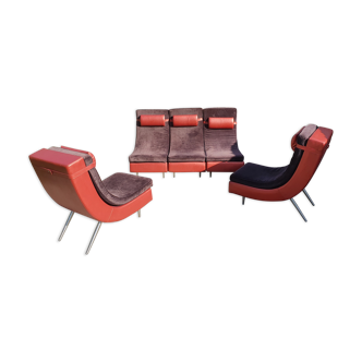 Vintage modular sofa 5 chairs