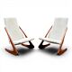 Pair of Danish armchairs model Boomerang by Mogens Kold
