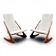 Pair of Danish armchairs model Boomerang by Mogens Kold