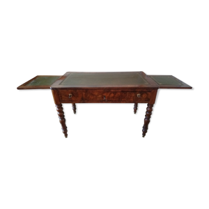 Bureau plat de milieu Louis Philippe