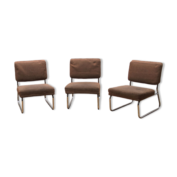 Suite de 3 fauteuils vintages années 50 — Beyit