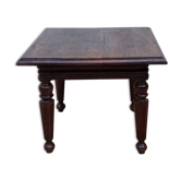 Table d'appoint carrée en bois massif, 52 cm