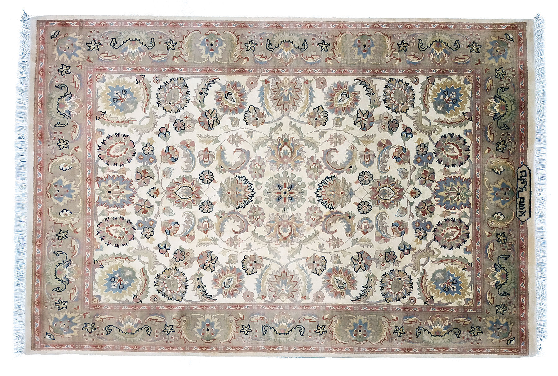 Oriental carpet "Punjab" silk background
