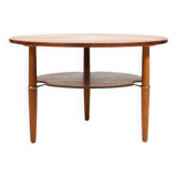Rare Danish Coffee Table in Teak and Oak 1950s