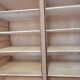 Double curtain cabinet