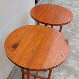 Pair of Burgundian Winegrower Folding Tables